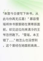 王爷心机深似海，公主沦陷不自知